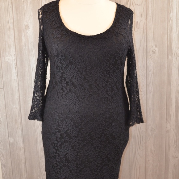 ASOS Dresses & Skirts - Lacy Little Black Dress ASOS PLUS SIZE 16